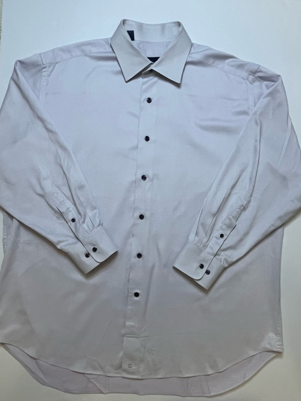 David Donahue Light Lavender Dress Shirt Size 17.5 32/33 XL